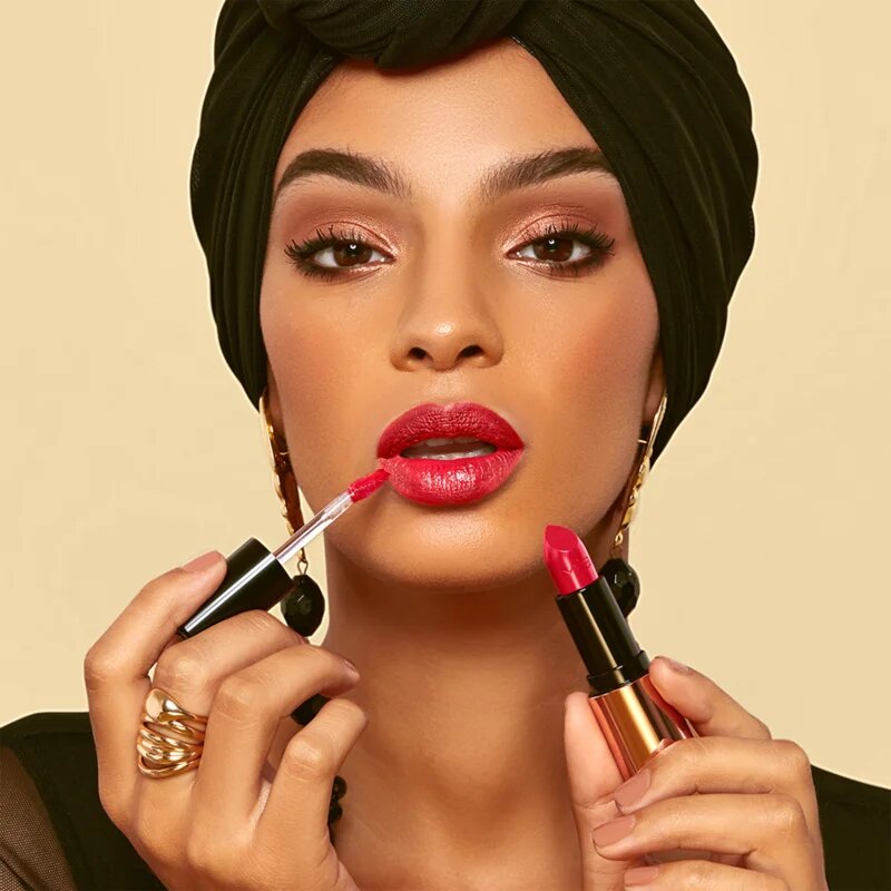 Mia Cosmetics Glam Melted течно червило с матиращ завършек цвят 13 Passione 5 гр.