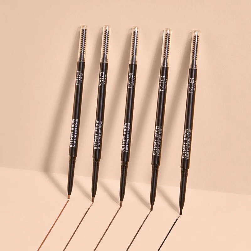 Mia Cosmetics Slimmy Brow двустранен молив за вежди с четка цвят 01 Blonde 0.09 гр.