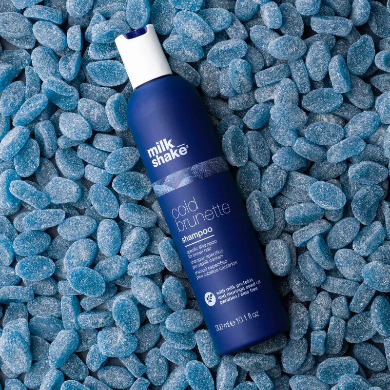 milk_shake® Cold Brunette Shampoo шампоан неутрализиращ жълтите нюанси за коса с кафяви нюанси 300 мл.