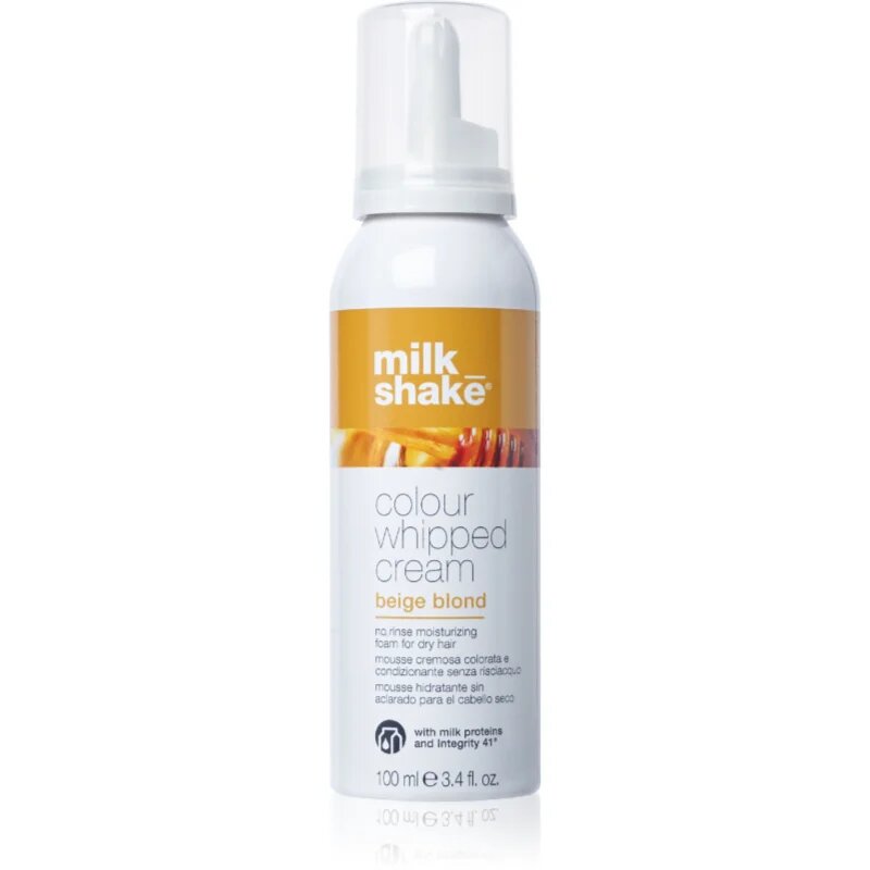 milk_shake® Colour Whipped Cream тонираща пяна за всички видове коса Beige Blond 100 мл.