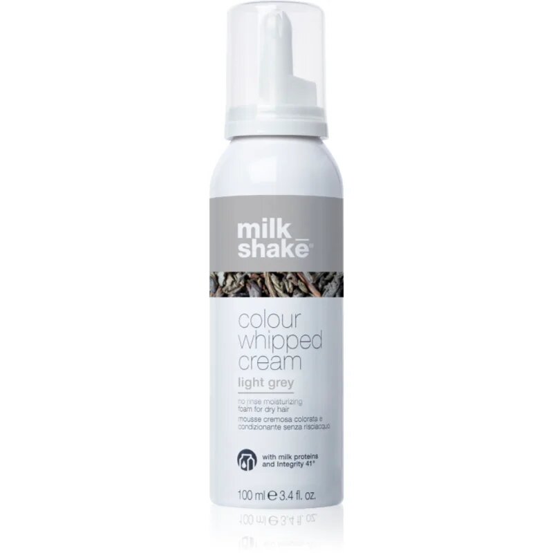 milk_shake® Colour Whipped Cream тонираща пяна за всички видове коса Light gray 100 мл.