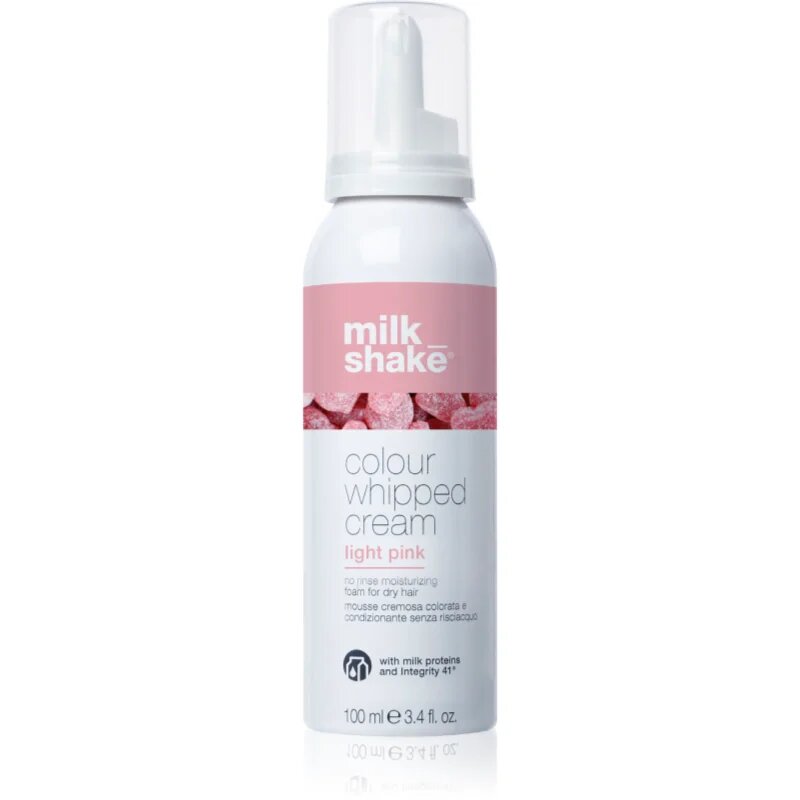 milk_shake® Colour Whipped Cream тонираща пяна за всички видове коса Light Pink 100 мл.