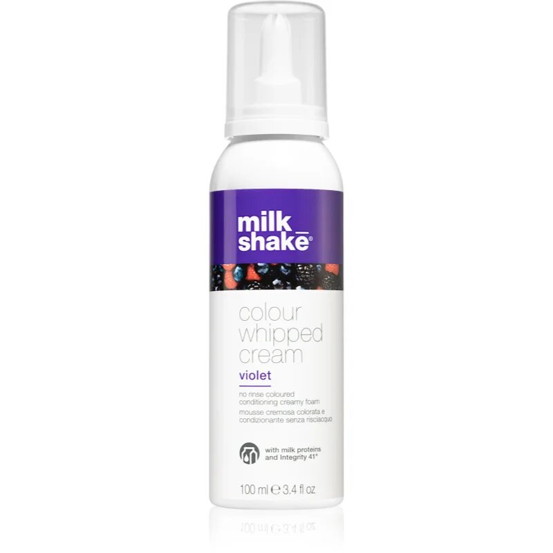 milk_shake® Colour Whipped Cream тонираща пяна за всички видове коса Violet 100 мл.