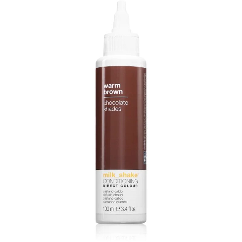 milk_shake® Direct Colour тониращ балсам за интензивна хидратация Warm Brown 100 мл.