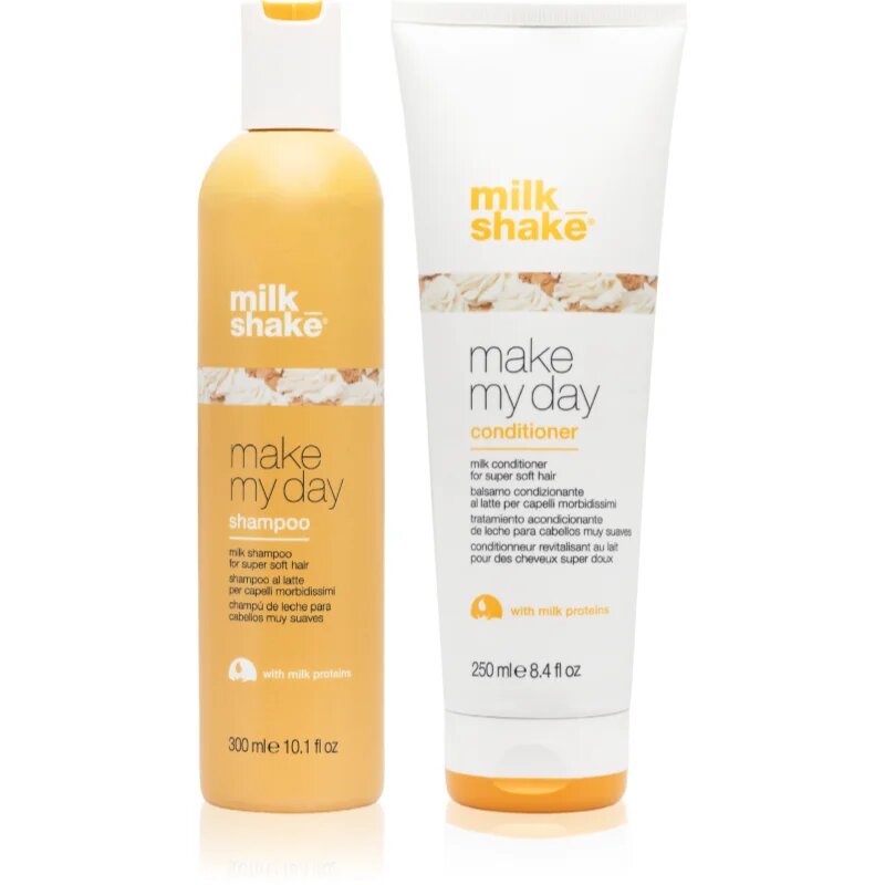 milk_shake® Duo pack Make My Day комплект с протеин за всички видове коса 2 бр.