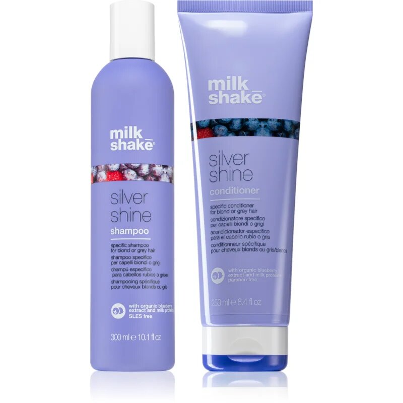 milk_shake® Duo pack Silver Shine шампоан и балсам неутрализиращ жълтеникавите оттенъци