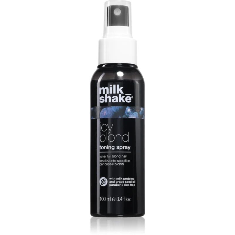 milk_shake® Icy Blond Toning Spray спрей неутрализиращ жълтеникавите оттенъци 100 мл.