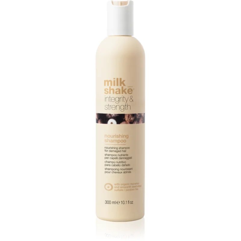 milk_shake® Integrity & Strength Nourishing Shampoo подхранващ шампоан за увредена коса 300 мл.