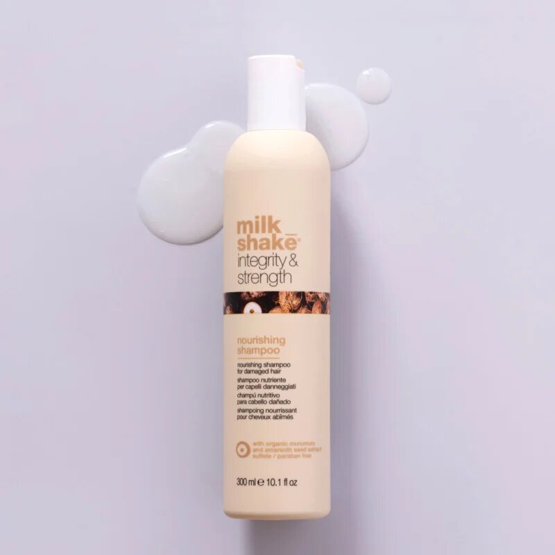 milk_shake® Integrity & Strength Nourishing Shampoo подхранващ шампоан за увредена коса 300 мл.