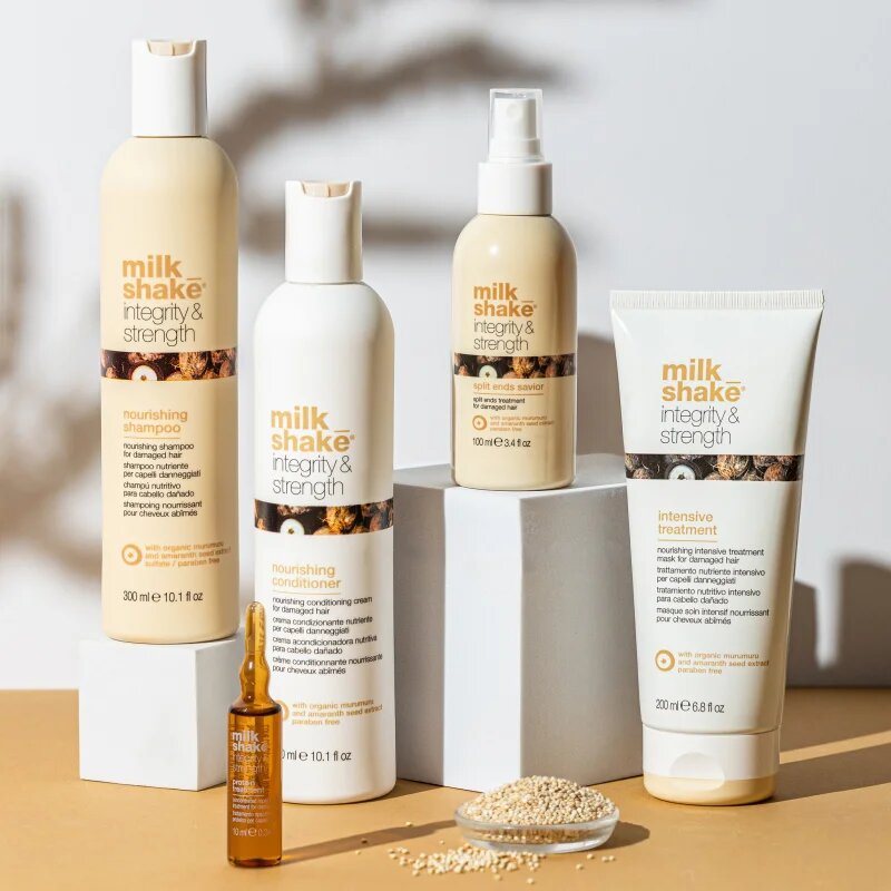 milk_shake® Integrity & Strength Split Ends Saviour грижа без отмиване за цъфтяща коса 100 мл.