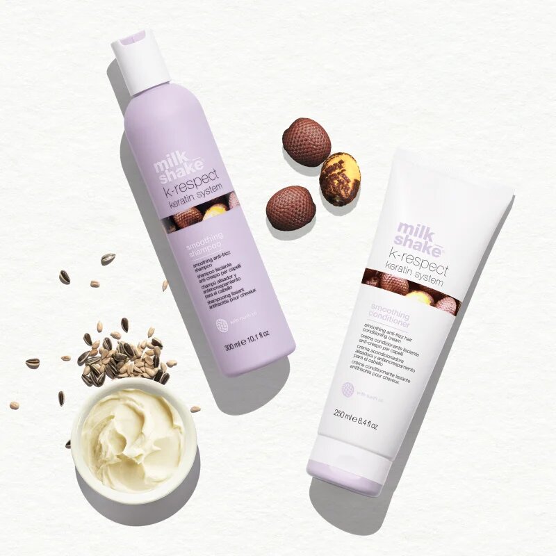 milk_shake® K-Respect Smoothing Shampoo шампоан против цъфтене 300 мл.