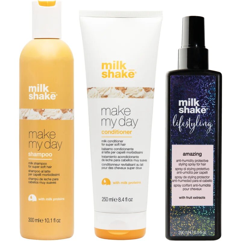 milk_shake® Make My Day Threepack комплект за блясък и мекота на косата