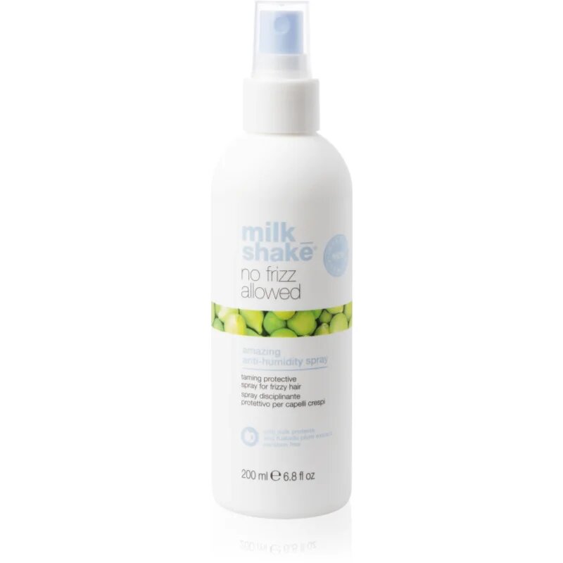 milk_shake® No Frizz Allowed Amazing Anti-Humidity Spray стилизиращ защитен спрей за коса против цъфтене 200 мл.