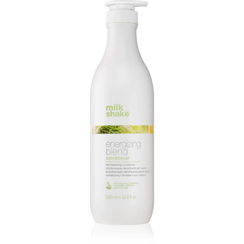 milk_shake® Scalp Care Energizing Blend енергизиращ балсам за фина оредяваща и крехка коса без парабени 1000 мл.