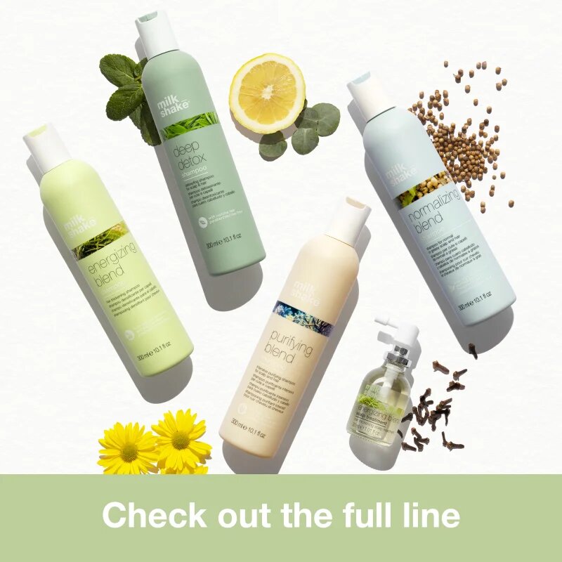 milk_shake® Scalp Care Energizing Blend енергизиращ шампоан за нежна разредена и фина коса 300 мл.