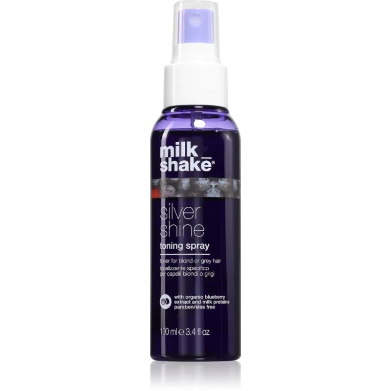 milk_shake® Silver Shine Toning Spray тониращ спрей за руса и сива коса 100 мл.