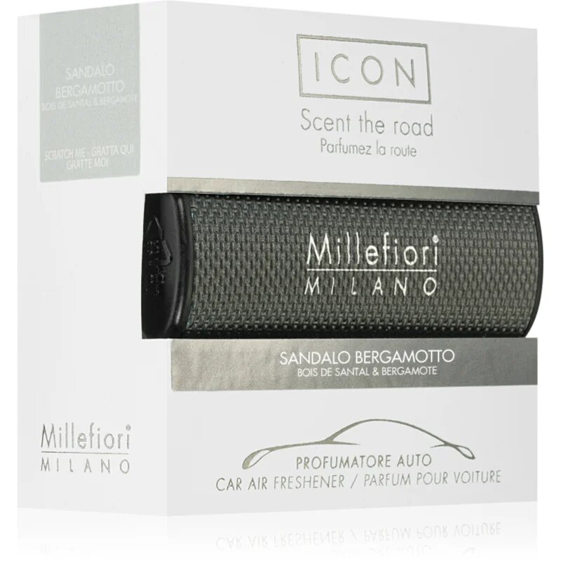 Millefiori Icon Sandalo Bergamotto aроматизатор за автомобил 1 бр.