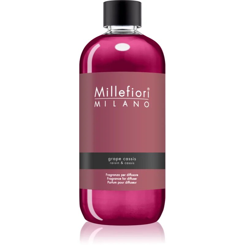 Millefiori Milano Grape Cassis пълнител за арома дифузери 500 мл.