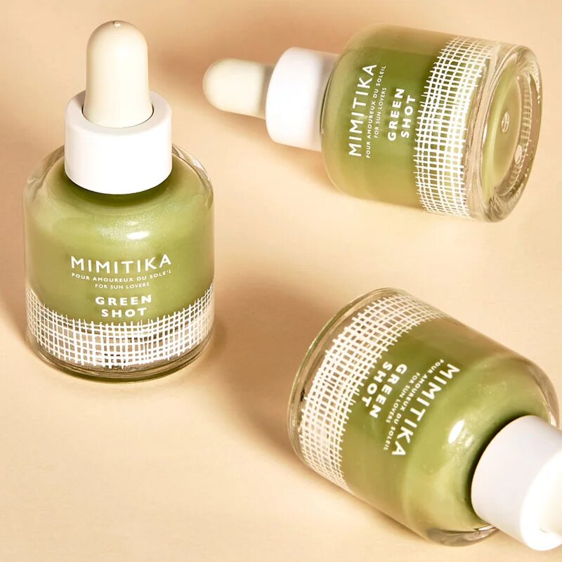 Mimitika Green Shot Detoxifying Serum защитен детоксикиращ серум 15 мл.
