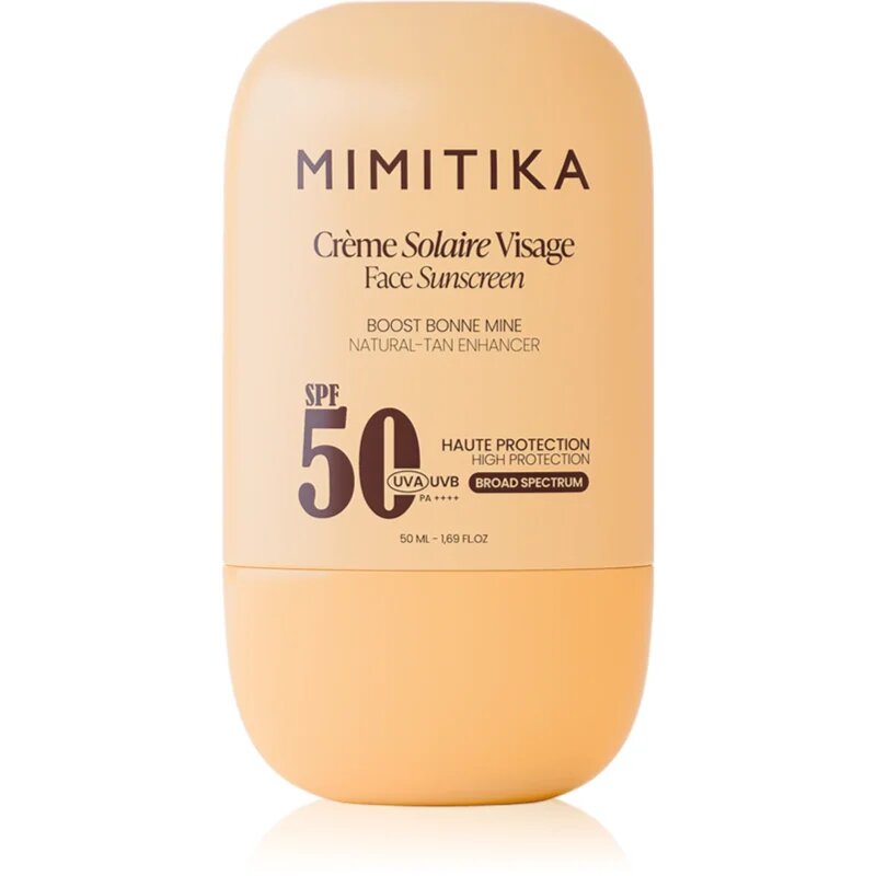 Mimitika Sun Face Sunscreen SPF50 защитен крем за лице за защита на тена SPF 50 50 мл.