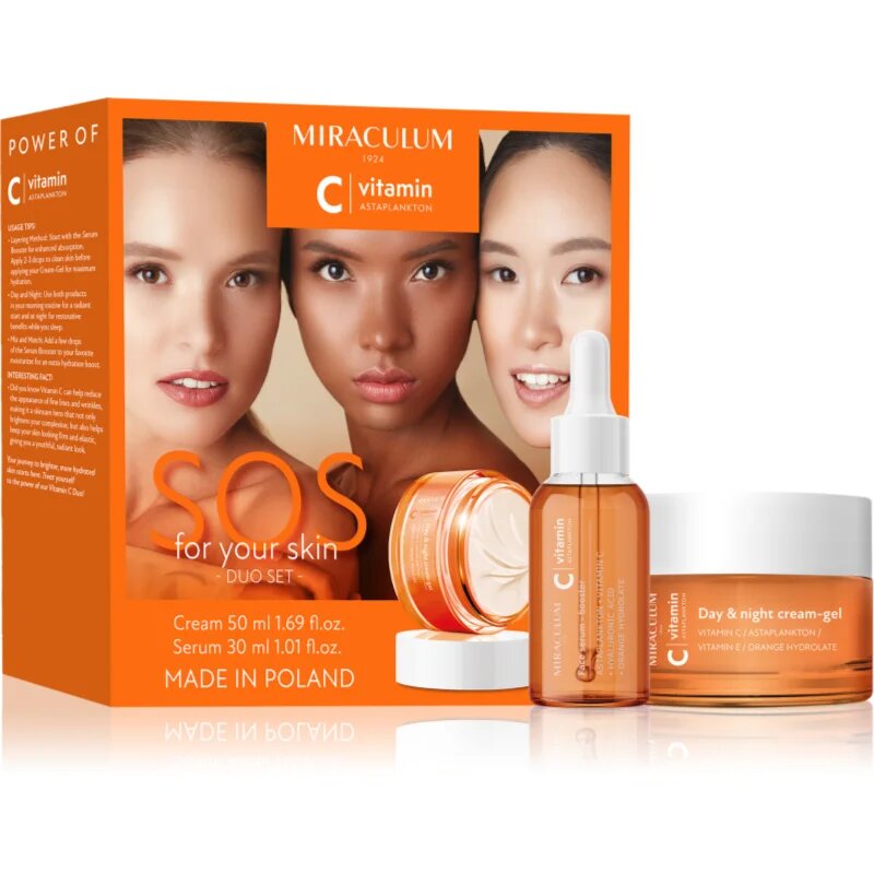 Miraculum SOS For your skin Astaplankton Set подаръчен комплект за лице 2 бр.