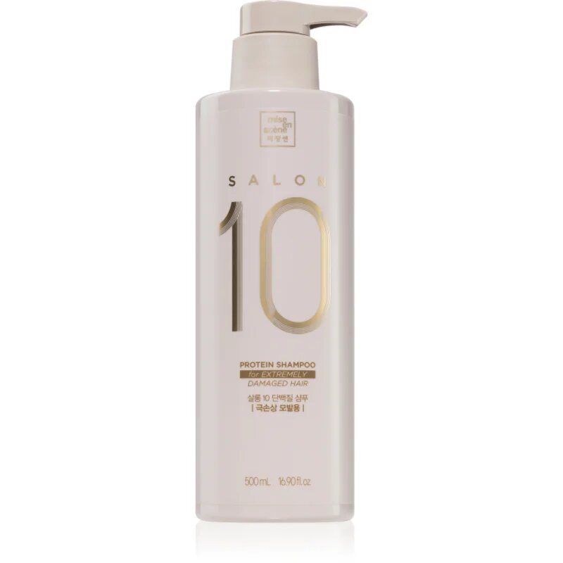 mise en scene Salon 10 Protein Shampoo For Extremely Damaged Hair протеинов шампоан за силно изтощена коса 500 мл.