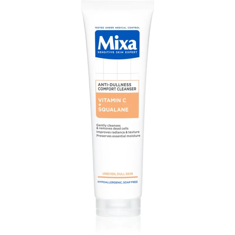 MIXA Anti-Dark Spot почистващ гел за лице с витамин С 150 мл.