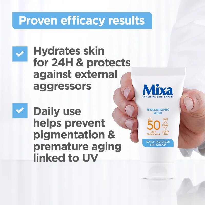 MIXA Anti-Dryness хидратиращ дневен крем SPF 50 50 мл.