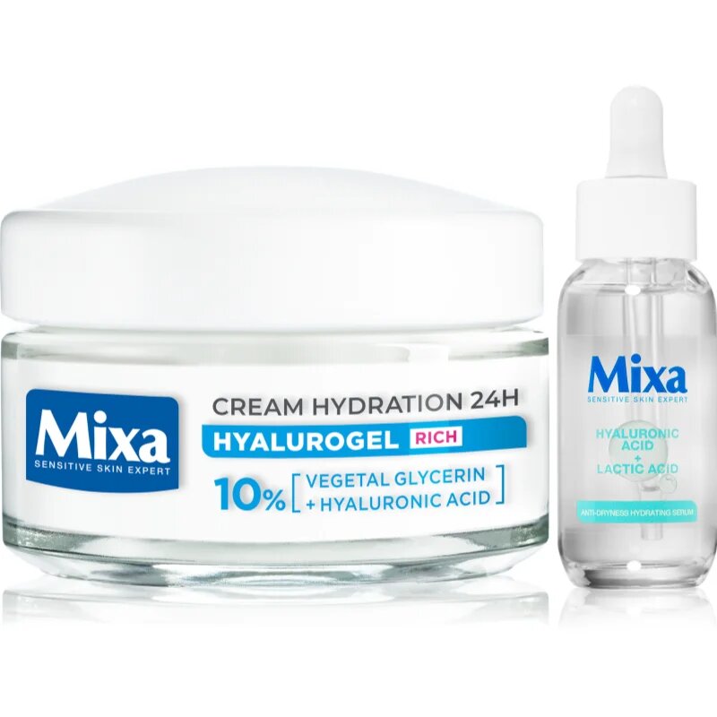 MIXA Hyalurogel комплект за дехидратирана суха кожа