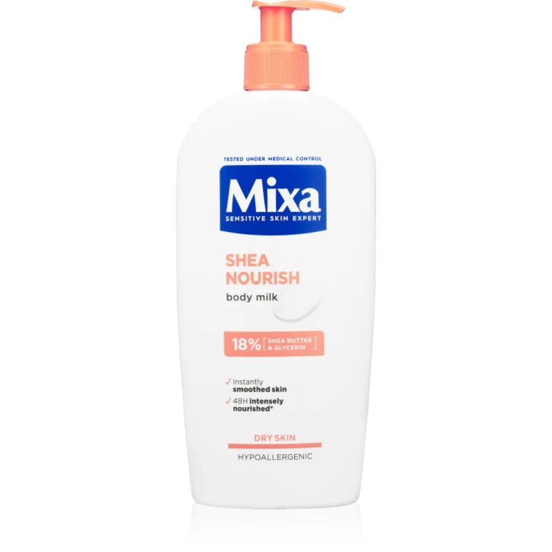MIXA Intense Nourishment подхранващ лосион за тяло за много суха кожа 400 мл.