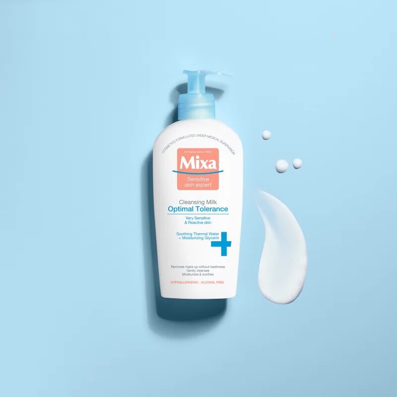 MIXA Optimal Tolerance мляко за почистване на грим 200 мл.