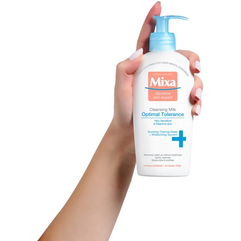 MIXA Optimal Tolerance мляко за почистване на грим 200 мл.