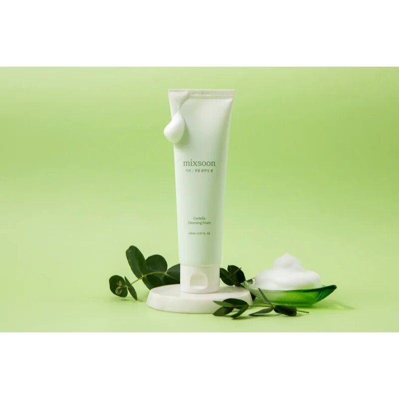 mixsoon Centella Успокояваща почистваща пяна за чувствителна кожа на лицето 150 мл.