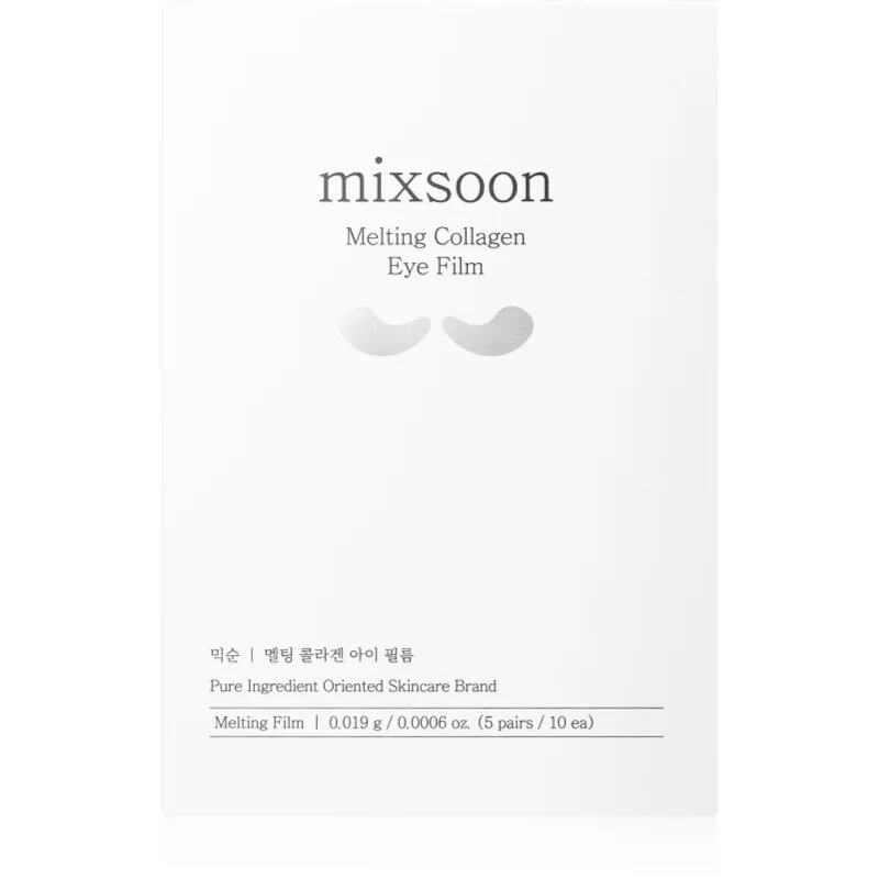 mixsoon Melting Collagen Eye Film озаряваща платнена маска за околоочната област 5x2 бр.