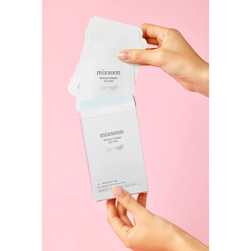 mixsoon Melting Collagen Eye Film озаряваща платнена маска за околоочната област 5x2 бр.