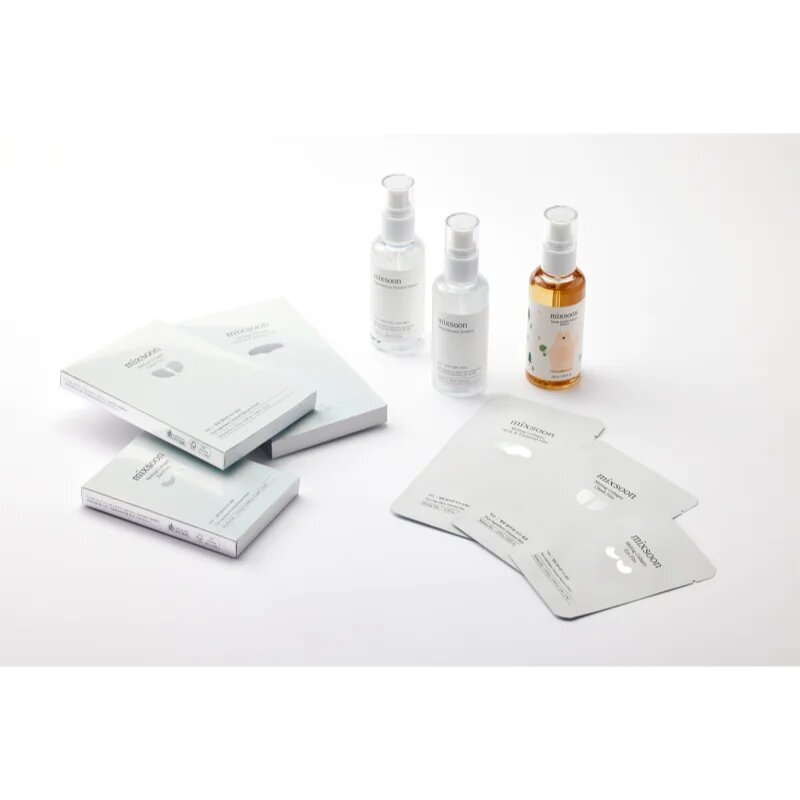 mixsoon Melting Collagen Eye Film озаряваща платнена маска за околоочната област 5x2 бр.