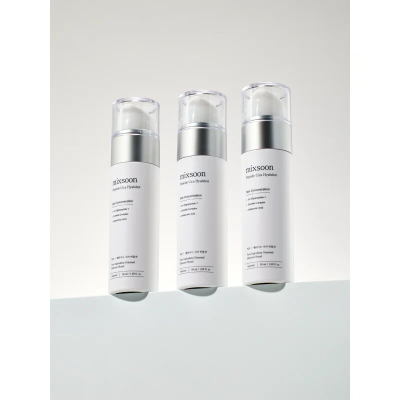 mixsoon Peptide Cica Hyalshot успокояващ серум за минимизиране на порите 50 мл.