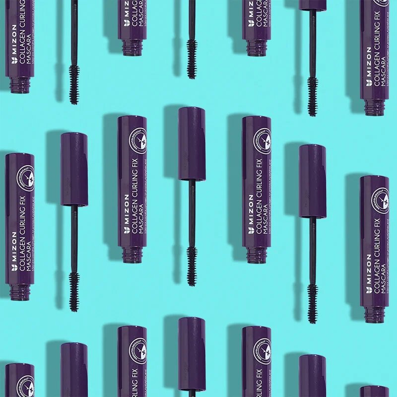 Mizon Collagen Curling Fix водоустойчива спирала за удължаване на миглите с колаген цвят Black 6 мл.