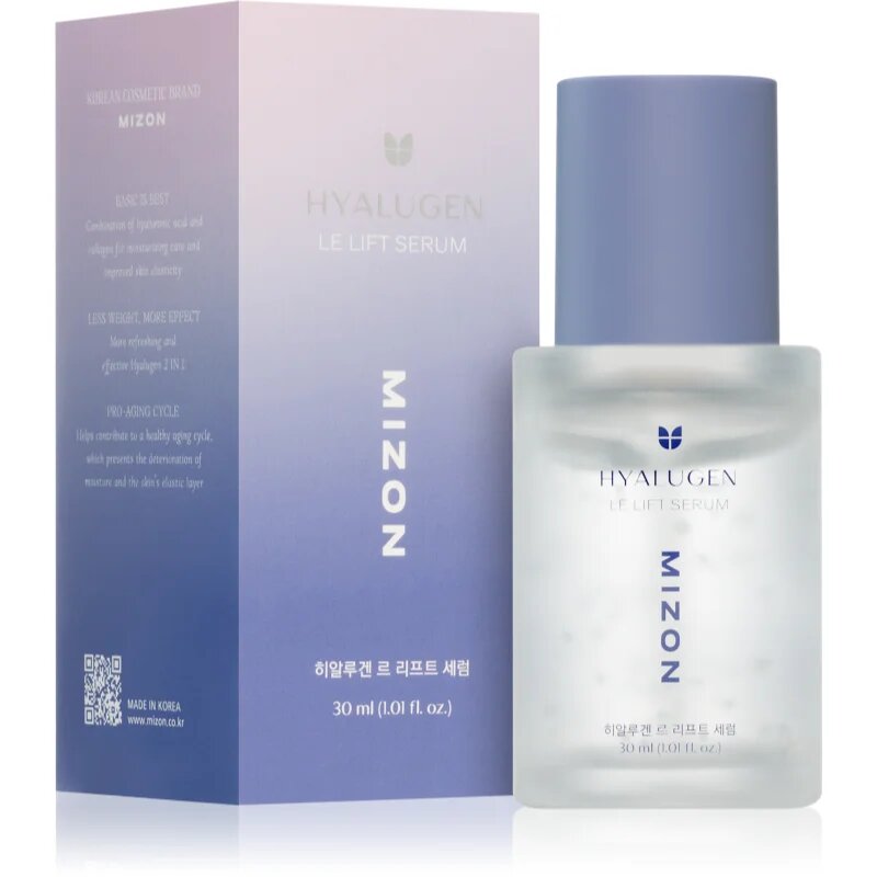 Mizon Hyalugen Le Lift Serum хидратиращ серум против бръчки увеличаващ еластичността на кожата 30 мл.