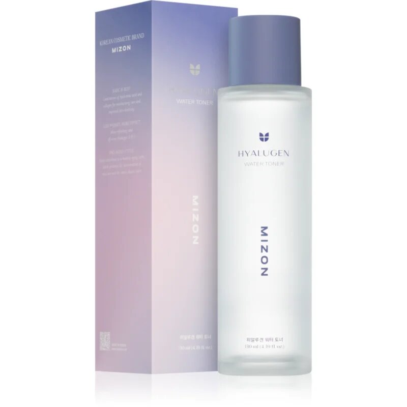 Mizon Hyalugen Water Toner хидратиращ тоник увеличаващ еластичността на кожата 130 мл.