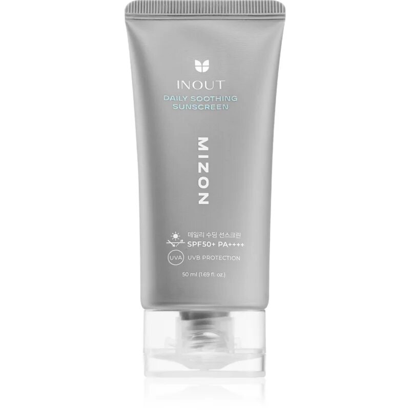 Mizon Inout Daily Soothing Sunscreen ултра лек защитен флуид с успокояващ ефект SPF 50+ 50 мл.
