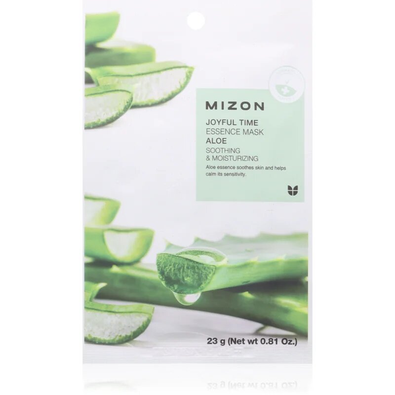 Mizon Joyful Time Aloe платнена маска с хидратиращ и изглаждащ ефект 23 гр.