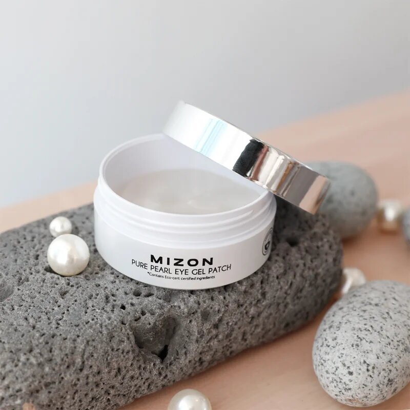 Mizon Pure Pearl Eye Gel Patch хидрогелова маска за зоната около очите против отоци и тъмни кръгове 60 бр.