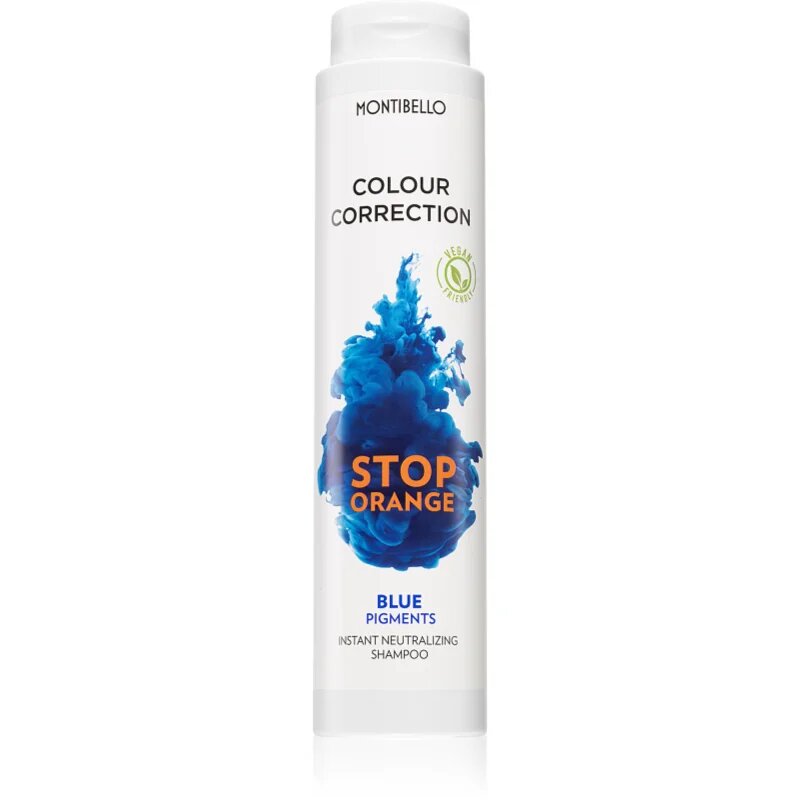 Montibello Colour Correction Stop Orange шампоан за изрусена и руса коса неутрализиращ кафеникавите оттенъци 300 мл.