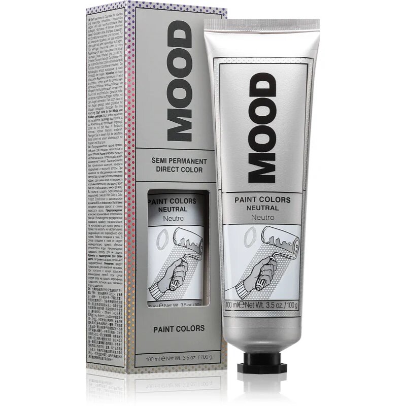 MOOD Paint Colors полуперманентна боя за коса цвят Neutral 100 мл.