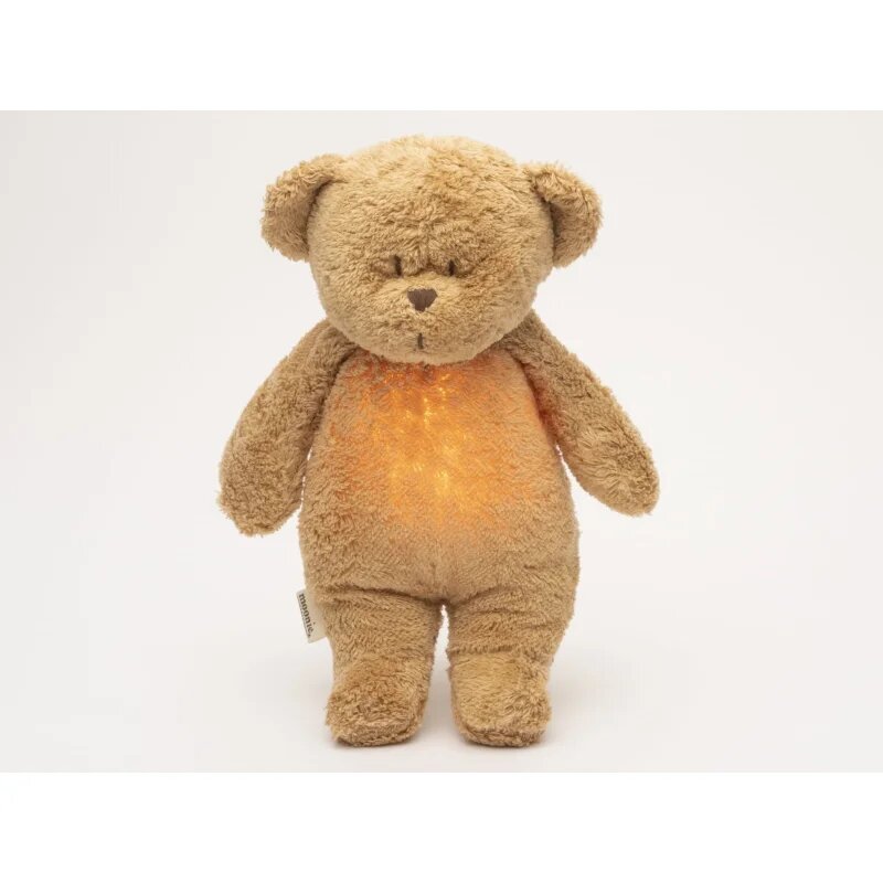 Moonie Bear 2.0 Organic Cappuccino играчка за заспиване с мелодия 1 бр.
