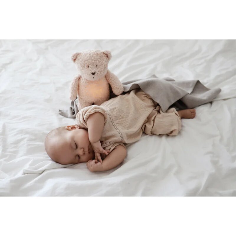 Moonie Bear 2.0 Organic Polar играчка за заспиване с мелодия 1 бр.