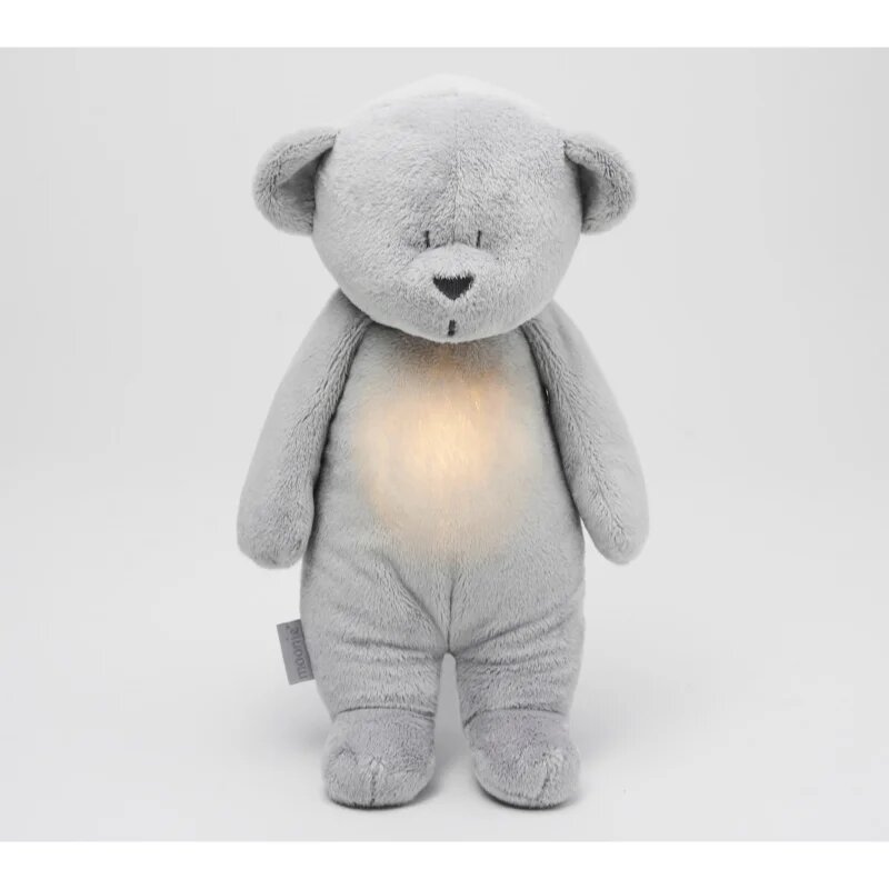 Moonie Bear 2.0 Organic Silver играчка за заспиване с мелодия 1 бр.