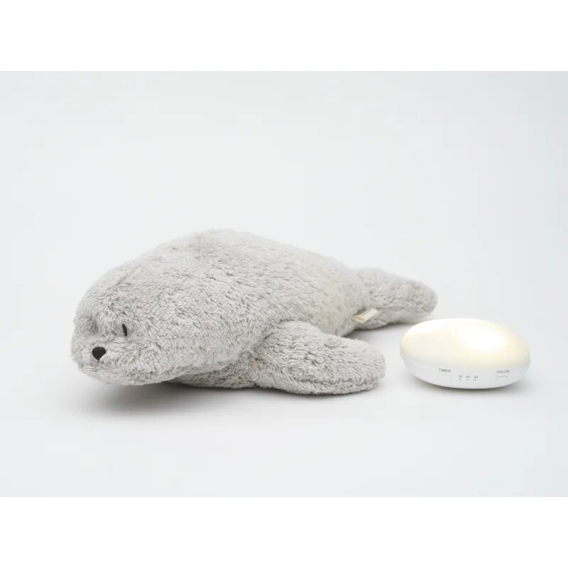 Moonie Seal играчка за заспиване Organic Grey 1 бр.
