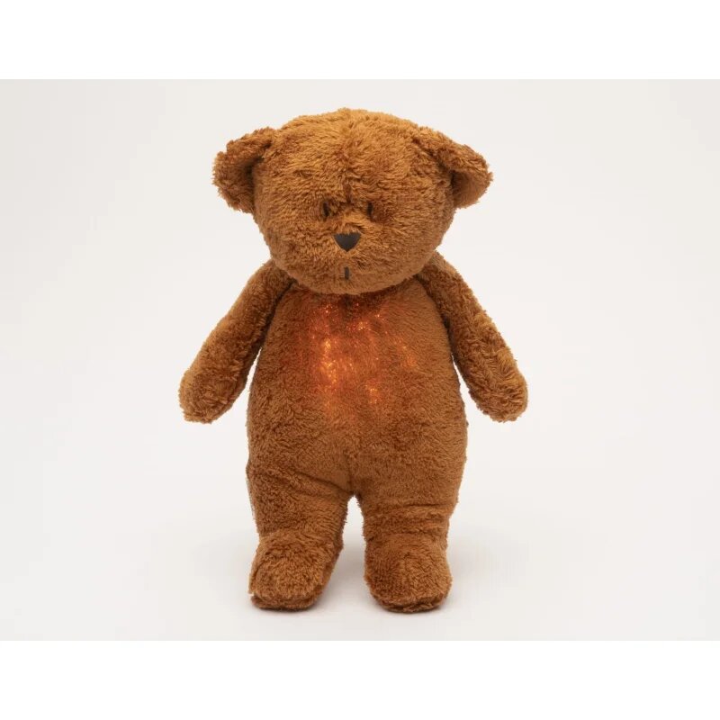 Moonie The Humming Friend 2.0 Organic Caramel играчка за заспиване с мелодия 1 бр.